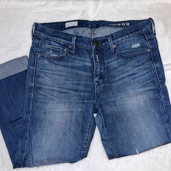 GAP Denim - Gap 1969 boyfriend jeans snap back pockets